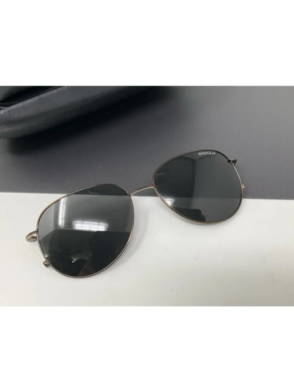 Easytwist  As 186 10 Brown Eyeglass  Polarized Clip On Only